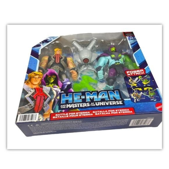 MATTEL MASTERS OF THE UNIVERSE HE-MAN VS SKELETOR FIGURE 5.5” - Picture 2 of 6